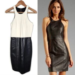 Intermix Mason Leather Sleeveless Dress Size 4 New With Tags
